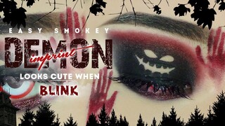 Demon Imprint | Last Minute Halloween Makeup