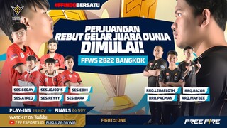 Saatnya Kita Juara #FFINDOBERSATU! Tim Perwakilan Indonesia FFWS 2022 Bangkok