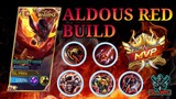 ALDOUS RED BUILD(TRY THIS BUILD)/ALDOUS/MOBILE LEGENDS BANG BANG