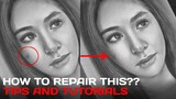 How To Fix/Repair Damaged Drawings | Tagalog