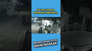 Maling Tangga Kepergok Pemiliknya || Maling nya Bikin Ngakak