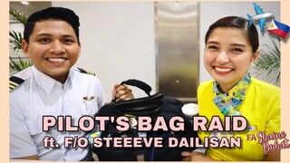 WHAT’S INSIDE A PILOT’S BAG ft. F/O Steve Dailisan | FLIGHT ATTENDANT VLOGS