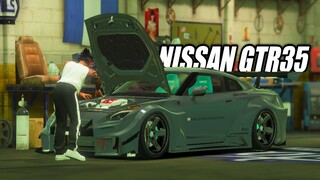 MODIFIKASI NISSAN GTR R35 LIBERTY WALK !! GTA 5 ROLEPLAY