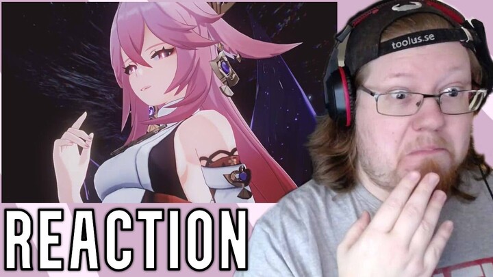 She scares me! | Yae Miko Character Demo - Genshin Impact | REACTION