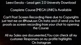 Leevi Eerola Course Lead gen 2.0 University Download