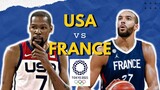 FRANCE vs USA | GAME RESULTS | MEN'S OLYMPIC BASKETBALL TOURNAMENT 2021 | TOKYO OLYMPICS 2021