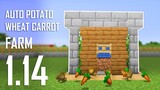 Cara Membuat Auto Carrot/Potato/Wheat Farm - Minecraft Indonesia 1.14
