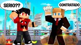 MENINO POBRE GANHOU UM EMPREGO NO MINECRAFT ‹‹ P3DRU ››