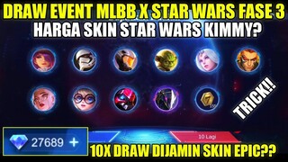 GACHA EVENT MLBB X STAR WARS FASE 3!! HARGA SKIN STAR WARS KIMMY KOK MURAH BANGET GUYS