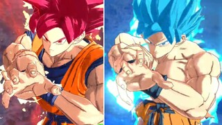 Similar Animations (Side by Side) | Dragon Ball Legends