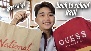 BACK TO SCHOOL HAUL 2019 + GIVEAWAY! | Marcus Chleone