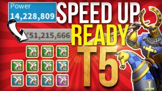 READY OPEN T5 SPEED UP 4 TAHUN +++ Update Akun Ryukha Nahan Power Rise Of Kingdom