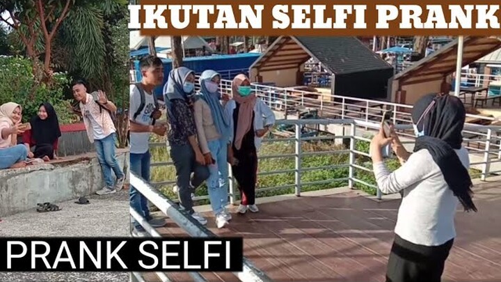 Ikut Selfi prank ke orang gak dikenal - prank Indonesia Kurnia Aden