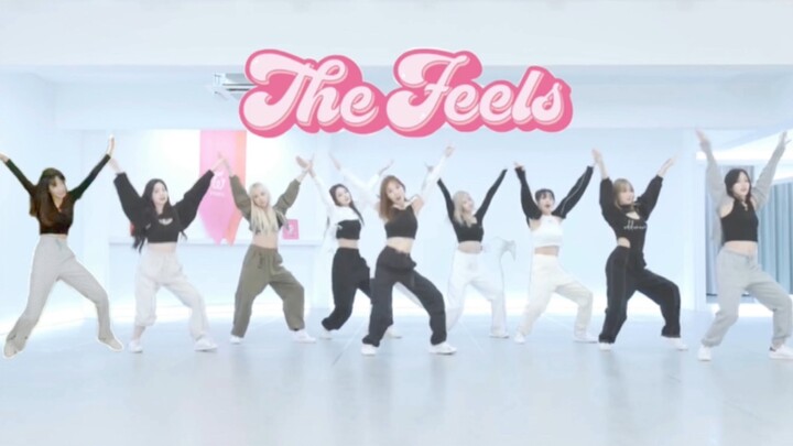 【好惨一团】TWICE《The Feels》9人完整体练习室流出？！兔瓦斯翻跳 等待叮叮回归~绿屏抠图