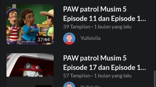 Video Paw Patrol Bahasa Indonesia dan Subtitle Indonesia juga tersedia di Uvideo juga