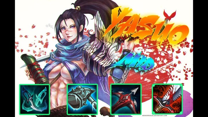 Yasuo Mid _ Yasuo Phiên Bản Nữ _ Yasuo 18 + Cách chơi và lên đồ _ Liên Minh Huyền Thoại