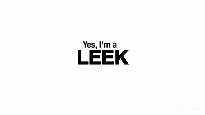 Yes, I'm a LEEK