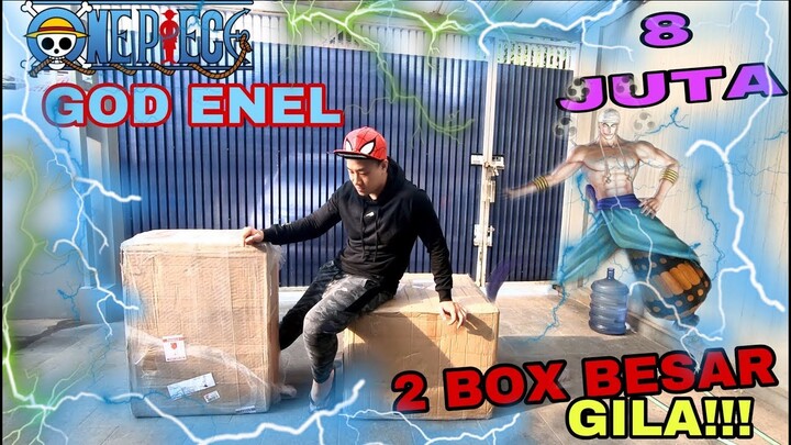 2 BOX BESAAAR!! UNBOXING SUPER STATUE ANIME GOD ENEL "MANTRA" ONE PIECE by MOBIUS STUDIOS!! PARAAAHH