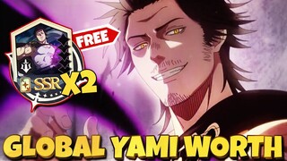 GLOBAL YAMI MIGHT BE WORTH PULLING AMAZING PVE & PVP UNIT *Black Clover Mobile*