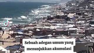 Terpaksa tinggal di tepi pantai