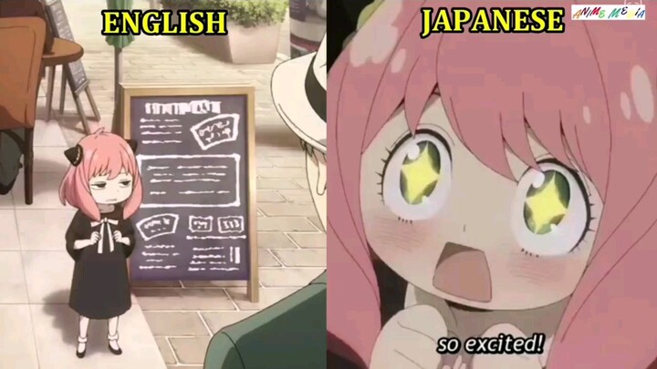 Anya Forger English vs Japanese | SPY x Family