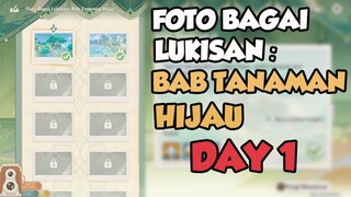 Foto Bagai Lukisan Bab Tanaman Hijau Day 1 | FREE 420 PRIMOGEM【Genshin Impact】