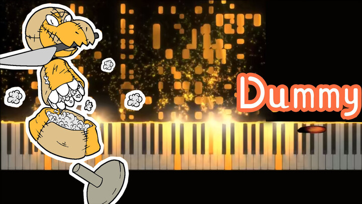[Musik]Menggunakan efek spesial piano memainkan <Dummy> |Undertale