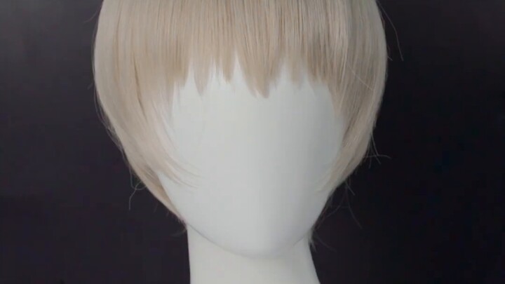 Manmei Jujutsu Kaisen dog curly spine cos wig styling tutorial is simple and easy to understand, jus