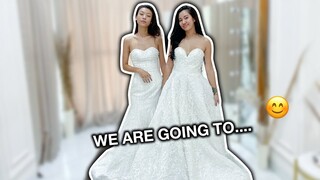 (ENG SUBBED) KITA MENCARI OUR WEDDING DRESS?! 🥰 // HUNTING OUR WEDDING DRESS!!?