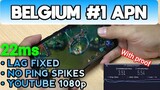 BELGIUM #1 APN, no ping spikes sa Mobile legends!•All Network•TechniquePH