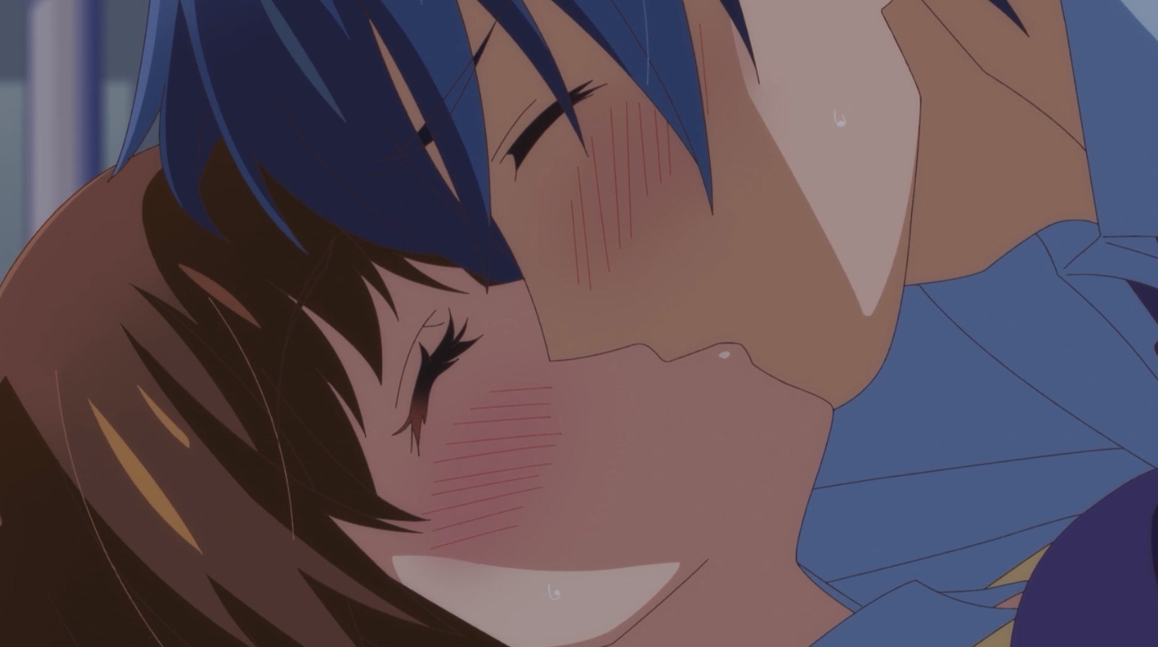 These two are so good at kissing, they always kiss with tongue! - BiliBili