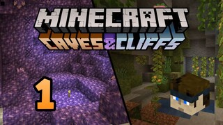 CAVE UPDATE FINALLY OUT! 😱 - Minecraft 1.17 Survival Timelapse - Episode 1