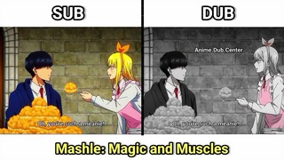 Mashle DUB vs SUB Fun Moment - Mashle Magic and Muscles