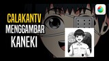 Pekerjaan Sampingan Kaneki dari Anime Tokyo Ghoul (SpeedArt)