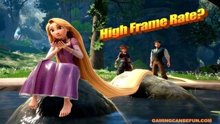 KINGDOM HEARTS 3 HIGH FRAME RATE SERIES | DISNEY'S TANGLED (SORA MEETS RAPUNZEL) 4K UHD