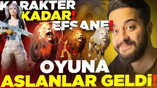 YENİ ASLAN LAR OYUNA GELDİ! KARAKTERİN BOYU KADAR! (EN İYİSİ) PUBG Mobile