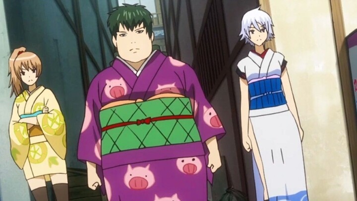 [ Gintama ] Can you believe that, overnight, the handsome Gintoki turned into the beautiful Gintama.