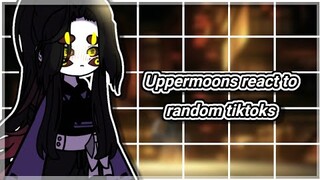 || Uppermoons +Muzan reacts to random tiktoks ||