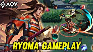 AOV : RYOMA GAMEPLAY | IN JUNGLE - ARENA OF VALOR LIÊNQUÂNMOBILE ROV