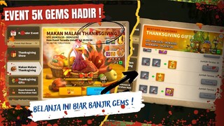 EVENT 5K GEMS TIBA | MACUL GEMS JADI LEBIH MUDAH ! AUTO PANEN GEMS !