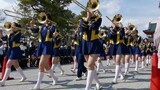 Cherry Blossom Parade of Yoto Tachibana Senior High School Band in 2016.