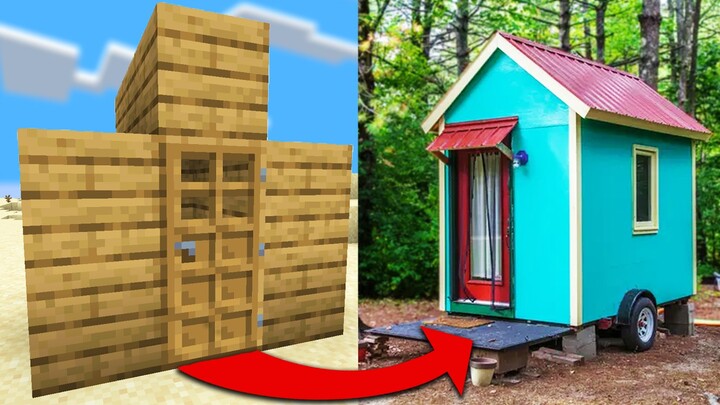 I Destroyed His Minecraft House.. So I Got Him a Real One