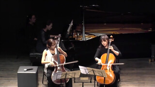 "Vivaldi Concerto" was covered by a woman with two cellos