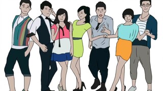 Animasi pembuka "Love Apartment" 3 yang dilukis dengan tangan