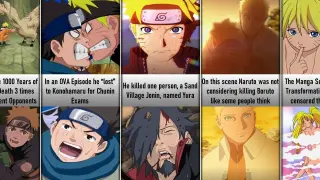 100 Interesting Uzumaki Naruto Facts you may not know Part 2/2 I Anime Senpai Comparisons