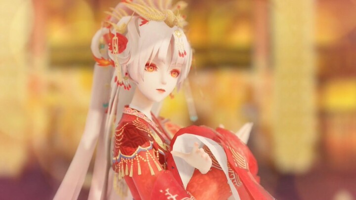 [Onmyoji MMD] Pakaian Pernikahan Shiranui - Zuihuayin