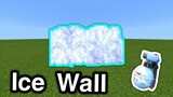 สอนทำ! Ice Wall แบบฟีฟาย!! ในมายคราฟ | Minecraft PE
