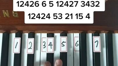 hot play Rick roll on the piano