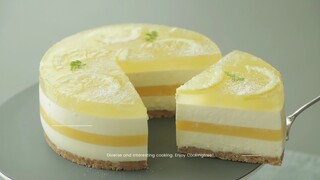 No-Bake Lemon Cheesecake Recipe by Cooking tree 쿠킹트리