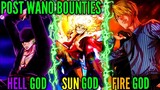 STRAW HAT'S BOUNTIES AFTER WANO!! Post Wano Bounties - ONE PIECE